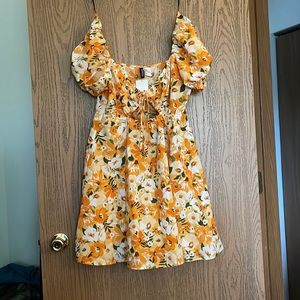 Flower Print Dress